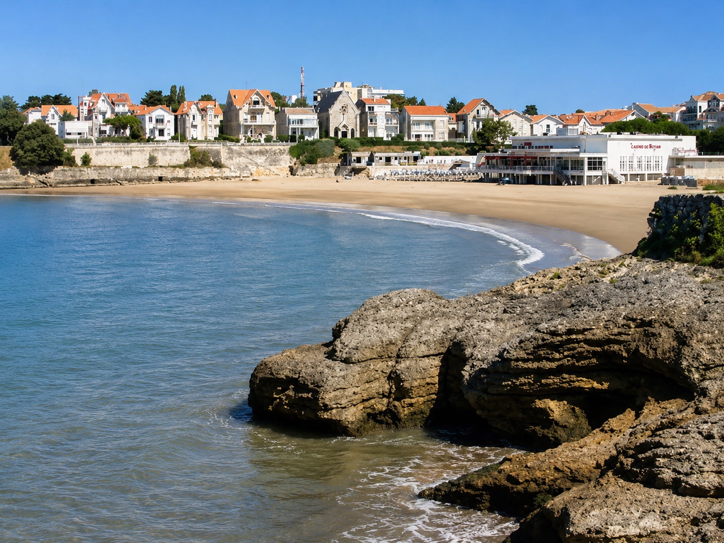 Plage de Pontaillac à Royan